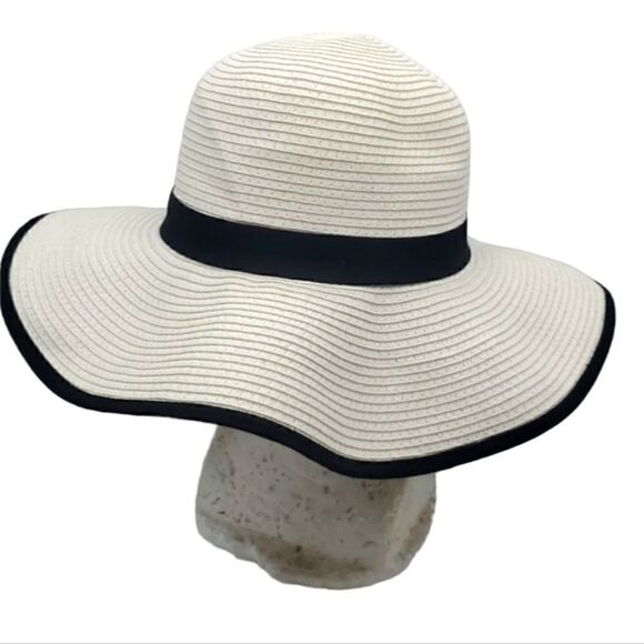 K Accessories Accessories - K Accessories White Ivory Floppy Hat